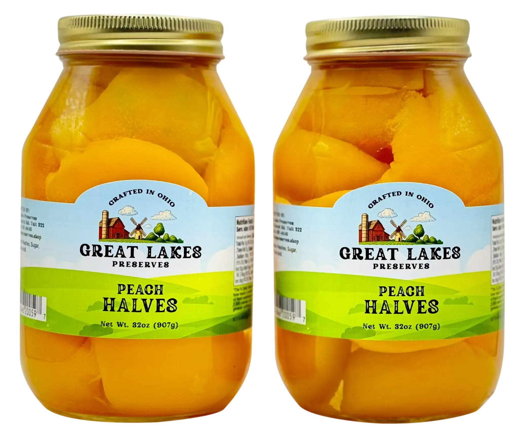 Peach Halves - Great Lakes Preserves