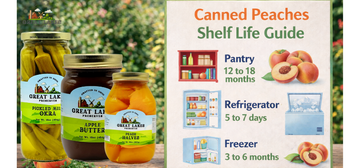 Canned Peaches Shelf Life Guide