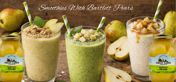 Smoothies With Bartlett Pears