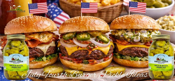 July Fourth Burger Pickle Ideas