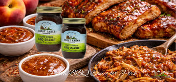 Peach BBQ Sauce for Pork