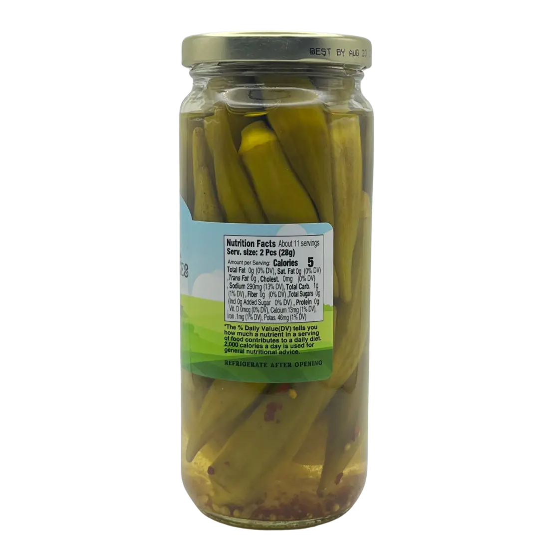 Pickled Hot Okra